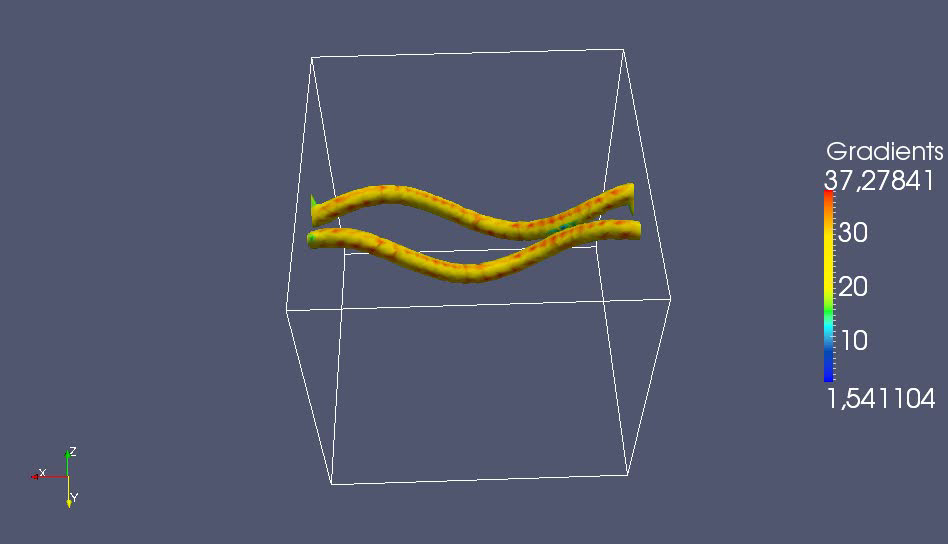 3D vortex tube reconnection  phi